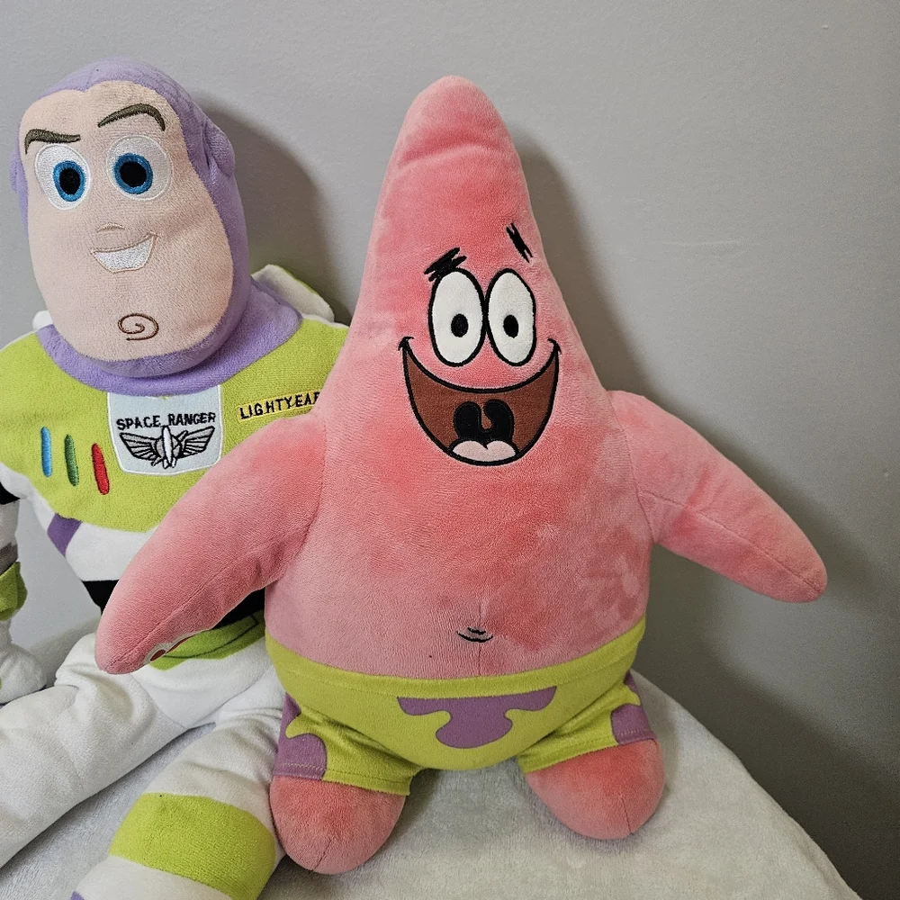 Buzz Lightyear and Patrick Star Plush Toy Set - Picture 8 of 14